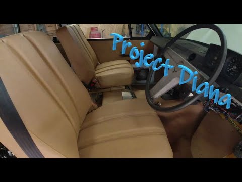 1972 Range Rover A Suffix - Diana Part 10, interior refit and seat covers - profanity warning
