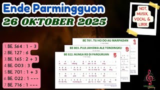 Download lagu Ende Parmingguon | 26 OKTOBER 2025 | HKBP | XIX DUNG TRINITATIS | Musik, Not, Vocal, dan Lirik mp3