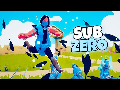 SUB-ZERO vs EVERY FACTION | TABS Modded Gameplay