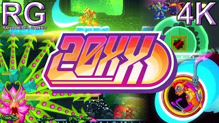 20XX - PC - Intro & gameplay with stages as both characters [UHD 4K60]