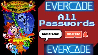 Evercade: Sydney Hunter (COD) All passwords #gaming #videogames #evercade