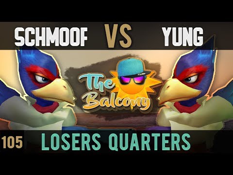 Melee @ the Balcony 105 - Losers Quarters ft. Yung (Falco) VS BCB|Schmoofy (Falco)