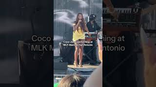 Coco Jones performs at MLK march in San Antonio