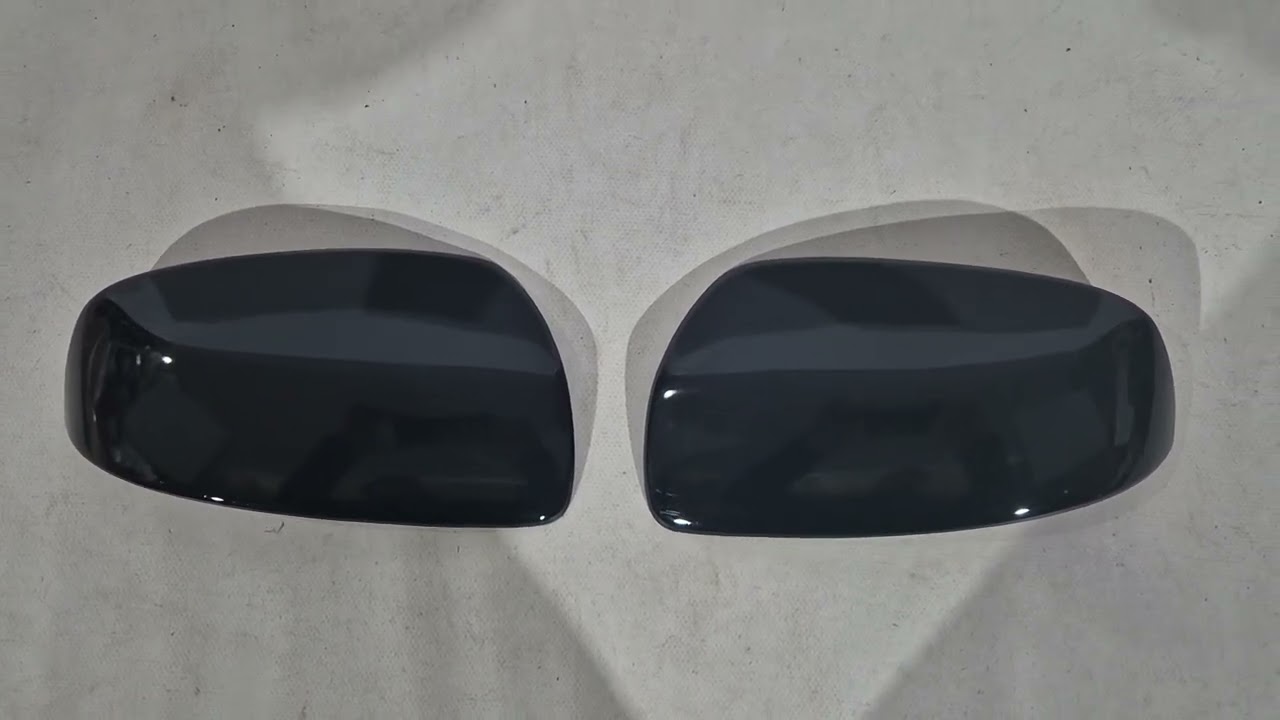 Mercedes Vito W639 2004-2014 гг. Черные Накладки на Зеркала (2010-2014, Нержавеющая Сталь) Video 1