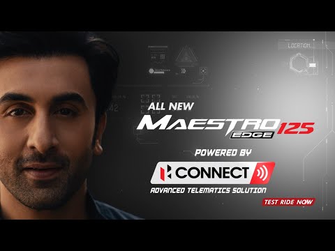 All new Maestro Edge 125 with Hero Connect! It’s Technomagical!