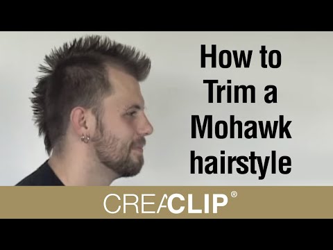 How to Trim a Mohawk hairstyle - Mens haircuts at home!