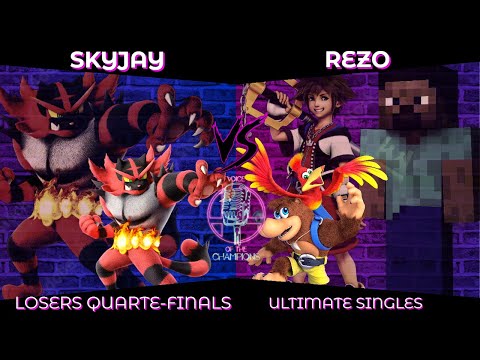 Voice of the Champions Losers Quarters - Skyjay (Incineroar) Vs. ReZo (Banjo Kazooie, Sora, Steve)