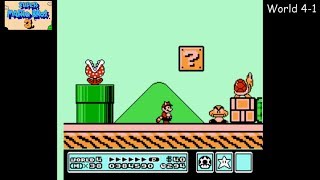 Super Mario Bros 3 NES Playthrough #04 World 4: Gi