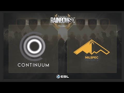 Continuum vs. MiLSPEC - Rainbow Six Pro League on PC - NA - Playday 6