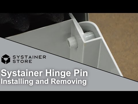 Systainer Hinge Pin - Installing and Removing