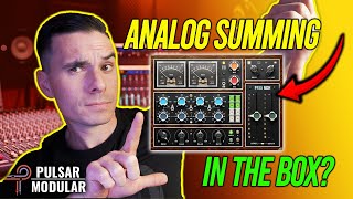 IN THE BOX Analog Summing? (Pulsar Modular P455 MDN SIDECAR Review)