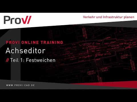 Achseditor Teil 1 - Festweichen