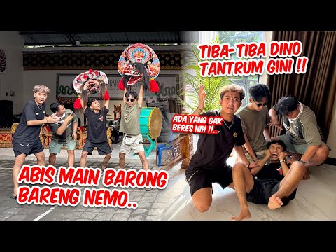 SOMETHING IS WRONG!! After playing Barongan, Dino suddenly became weird like this.