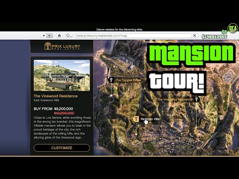 GTA 5 - Buying The NEW $20,000,000 MANSION! (A Safehouse In The Hills DLC)