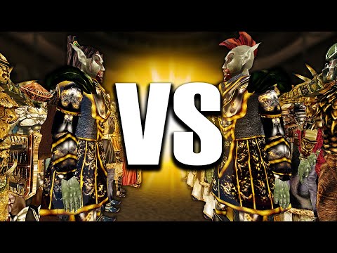 House Hlaalu vs House Redoran | Morrowind NPC Battle