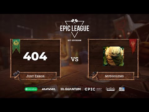 Just Error vs mudgolems, EPIC League Season 2, bo3, game 3 [Eiritel & Maelstorm]