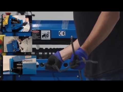 Bluedog™ BWS-80 HD Industrial wire stripping machine. 