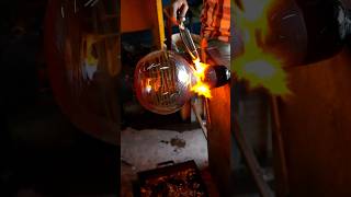 Creating a #Murano glass sphere #shorts #glass #art #madeinitaly #GlassArt #italy #traditional #cbcr