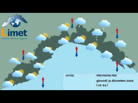 Previsioni Limet per Giovedì 31 Dicembre 2020
