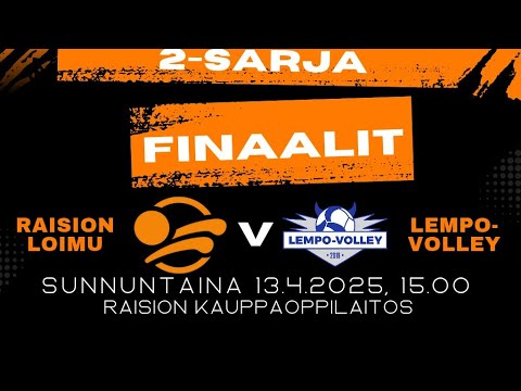 M2 Finaali 1/3: Raision Loimu vs Lempo-volley