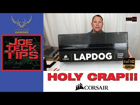 Corsair LAPDOG Gaming Control Center Review | JoeteckTips