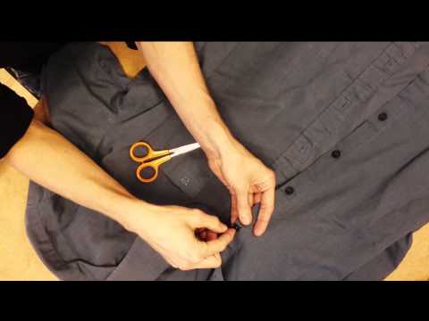 Gör-det-själv: sy i en knapp