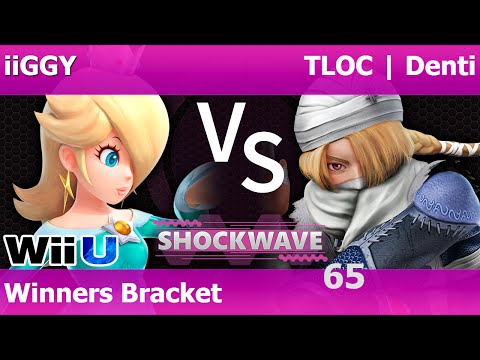 SW 65 Smash 4 - iiGGY (Rosalina) vs TLOC | Denti (Sheik, Luigi) - Winners Bracket