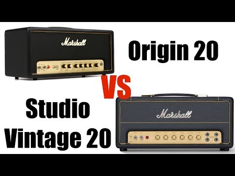 Marshall Origin 20h vs Studio Vintage 20h