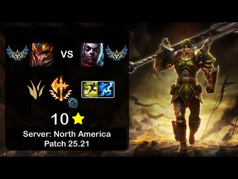 Jarvan IV Jungle vs Ekko - NA Challenger - Patch 25.21