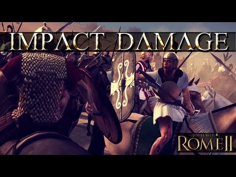 Total War Rome 2 Mechanics - Impact Damage - Cavalry vs Cavalry