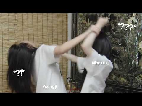 NINGNING stressing YOUNG JI out on her OWN show
