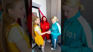 She was so looking forward to season 3 of #squidgame and Squid Game came to her 🦑😈