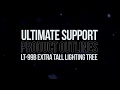 Ultimate Support Product Outlines - LT 99B Extra Tall TeleLock® Lighting Tree