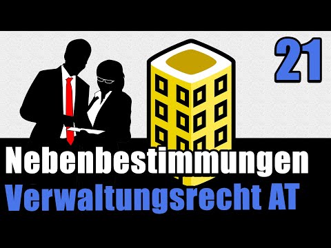 Nebenbestimmungen beim Verwaltungsakt, § 36 VwVfG - Verwaltungsrecht AT 21
