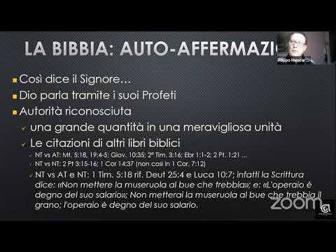 Corso di Teologia Pastore Filippo Mencarelli "La Bibbia"