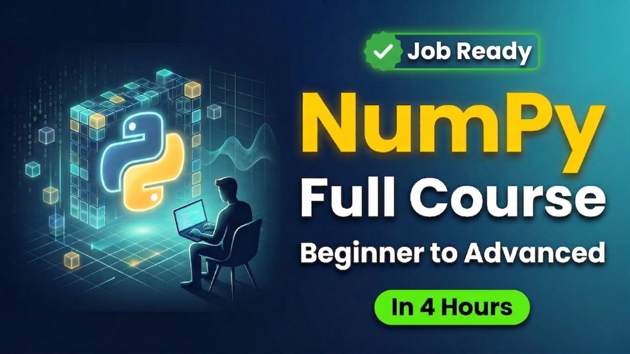 NumPy in Python Full Course | Arrays, Indexing, Slicing & Operation Explained (Beginner to Advanced)