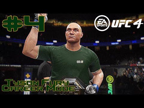 UFC Heavyweight Champ : Tyson Fury UFC 4 Career Mode : Part 4 : EA Sports UFC 4 Career Mode (PS4)