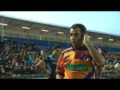 Tomas Leonardi gets his first try for Edinburgh - Glasgow Warriors v Edinburgh 26th April 2014