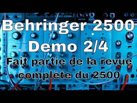 Behringer 2500 Review - "Deep Ambient" Demo 2/4