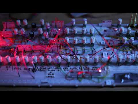 Syntaxis Micromodular DIY synthesizer sound demo1 ( dry + OTO BAM reverb / seq Stillson Hammer mk2 )