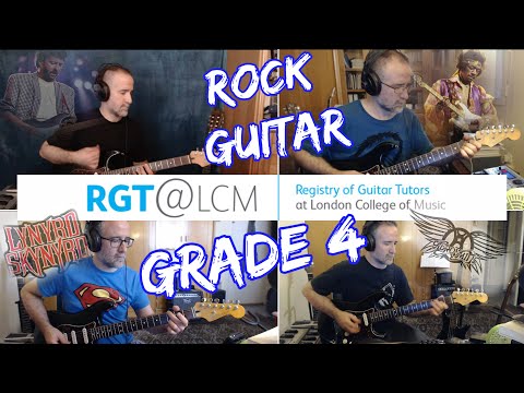 Rock Guitar Grade 4 RGT@LCM (All 4 pieces)