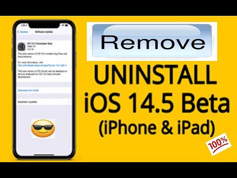 how to remove iOS 14.5 Beta 4 profile on iPhone or iPad | remove iOS 14.5 Beta 4 profile