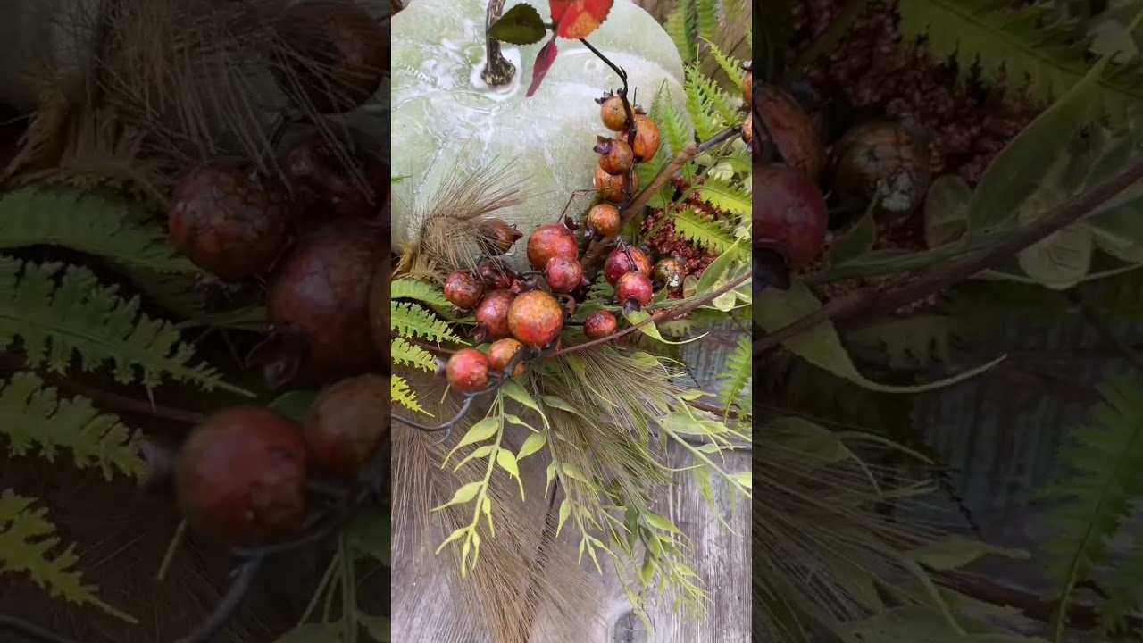 Fall Natural Pumpkin Floral Arrangement | Supply List + How-To