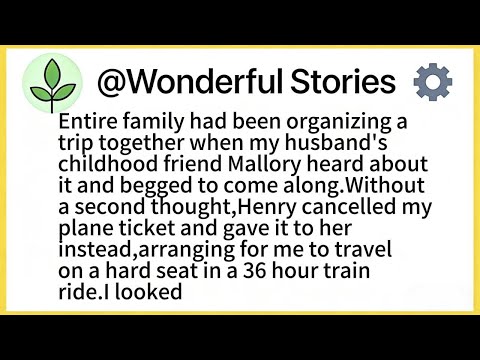 Entire family had been organizing a trip together when my husband's childhood friend Mallory