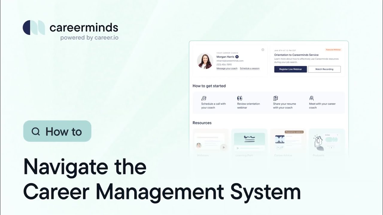 Step by Step Guide of Our Career Management System - Careerminds