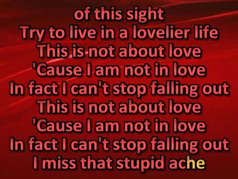 Fiona Apple - Not About Love (karaoke)(by request)