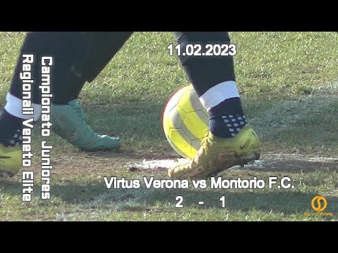 CAMPIONATO REGIONALE JUNIORES U19 ELITE VENETO – VIRTUS VERONA vs MONTORIO F.C. – 11.02.2023