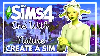 One With Nature! 🌲 Creating a cute lil forest sprite | Berry Sweet Sims | Sims 4 Create A Sim