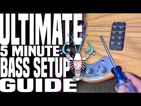 The ULTIMATE 5 Minute Bass Guitar Setup Guide - Basic Setups Made EASY - LowEndLobster Quick Tips