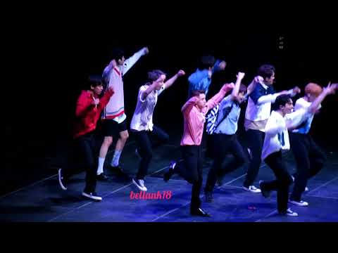 180623 PENTAGON performance stage with Stray Kids intro CON NY 2018